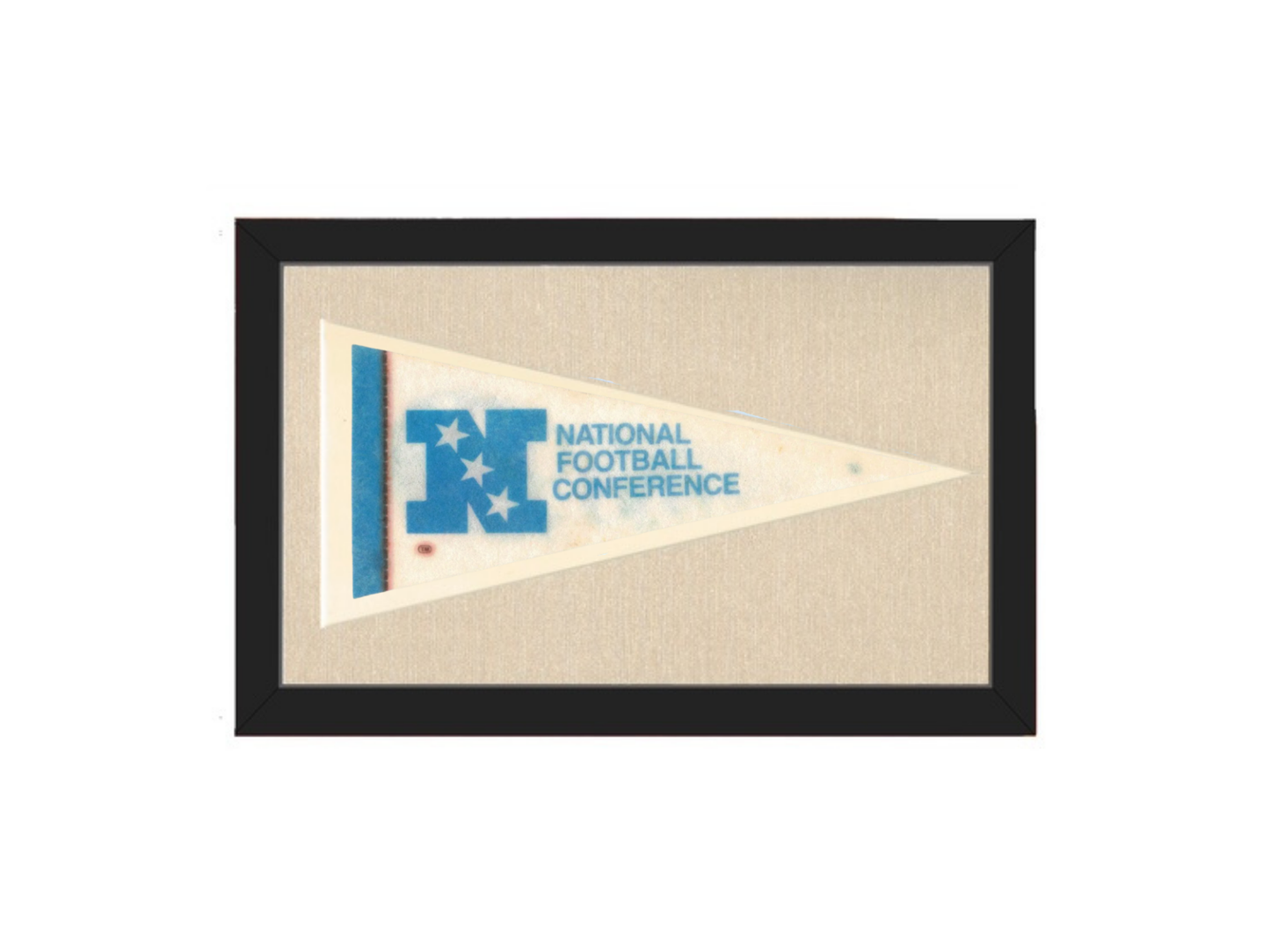 Vintage National Football Conference NFL Pennant circa 1970s