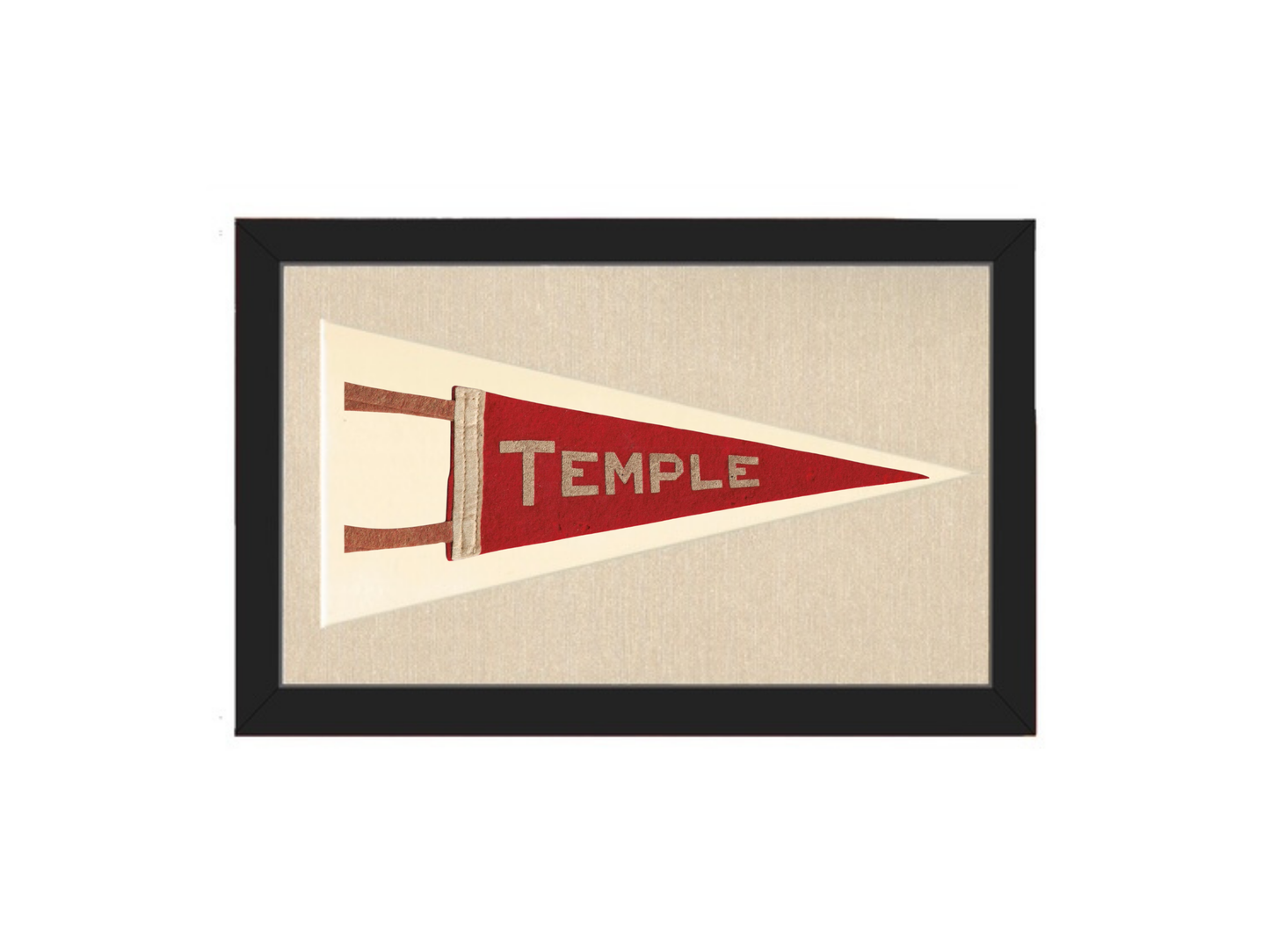Vintage Temple University Pennant