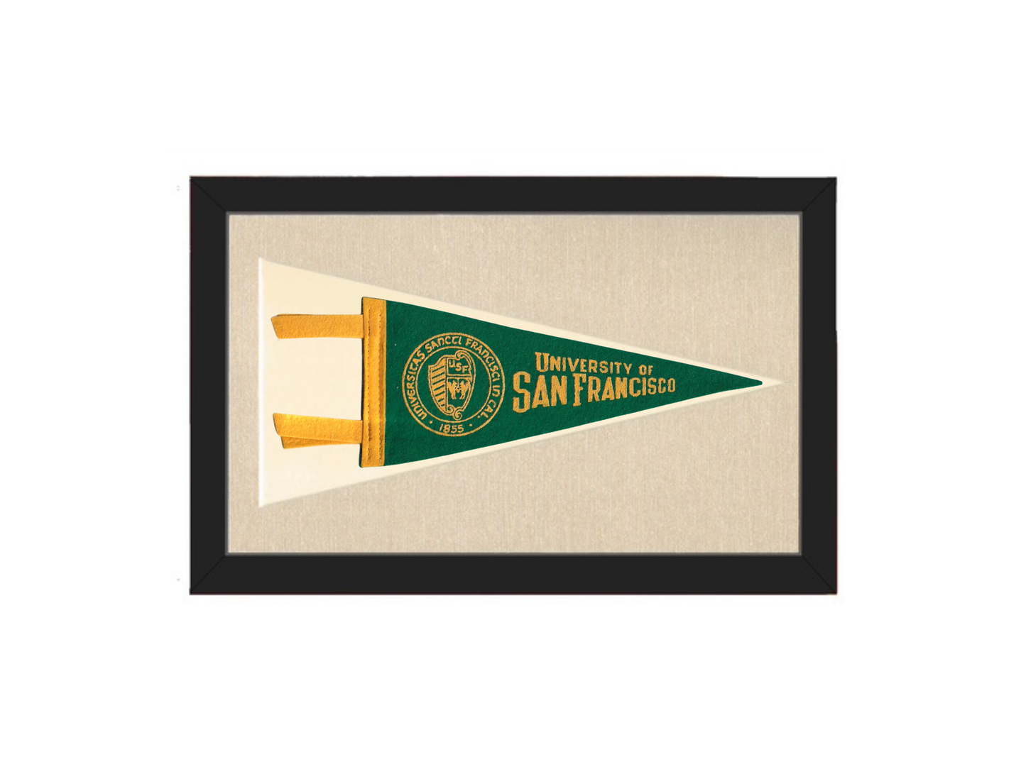 Vintage University of San Francisco Pennant