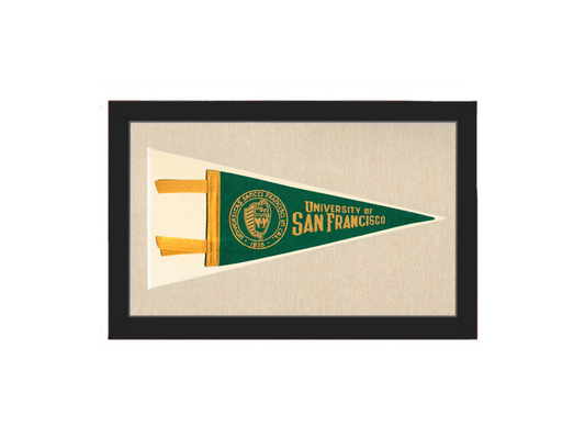 Vintage University of San Francisco Pennant