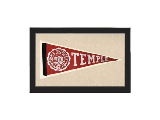Vintage Temple University Pennant