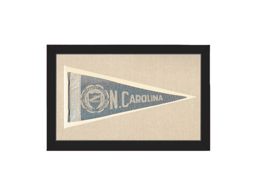 Vintage University of North Carolina Pennant