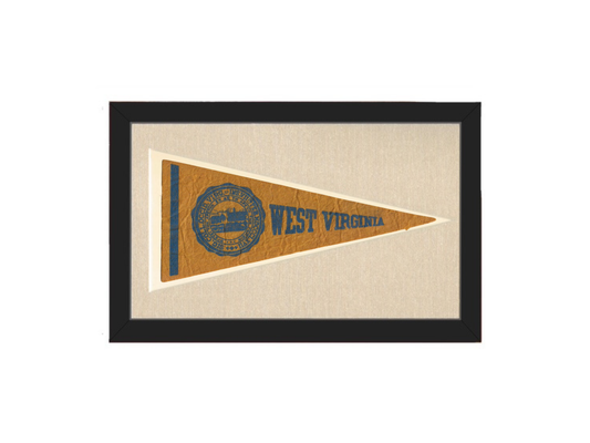 Vintage West Virginia Pennant