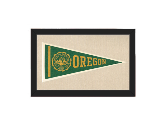 Vintage Oregon Pennant