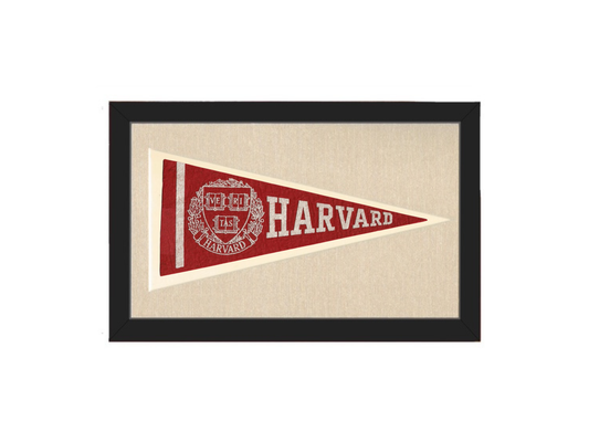 Vintage Harvard Pennant