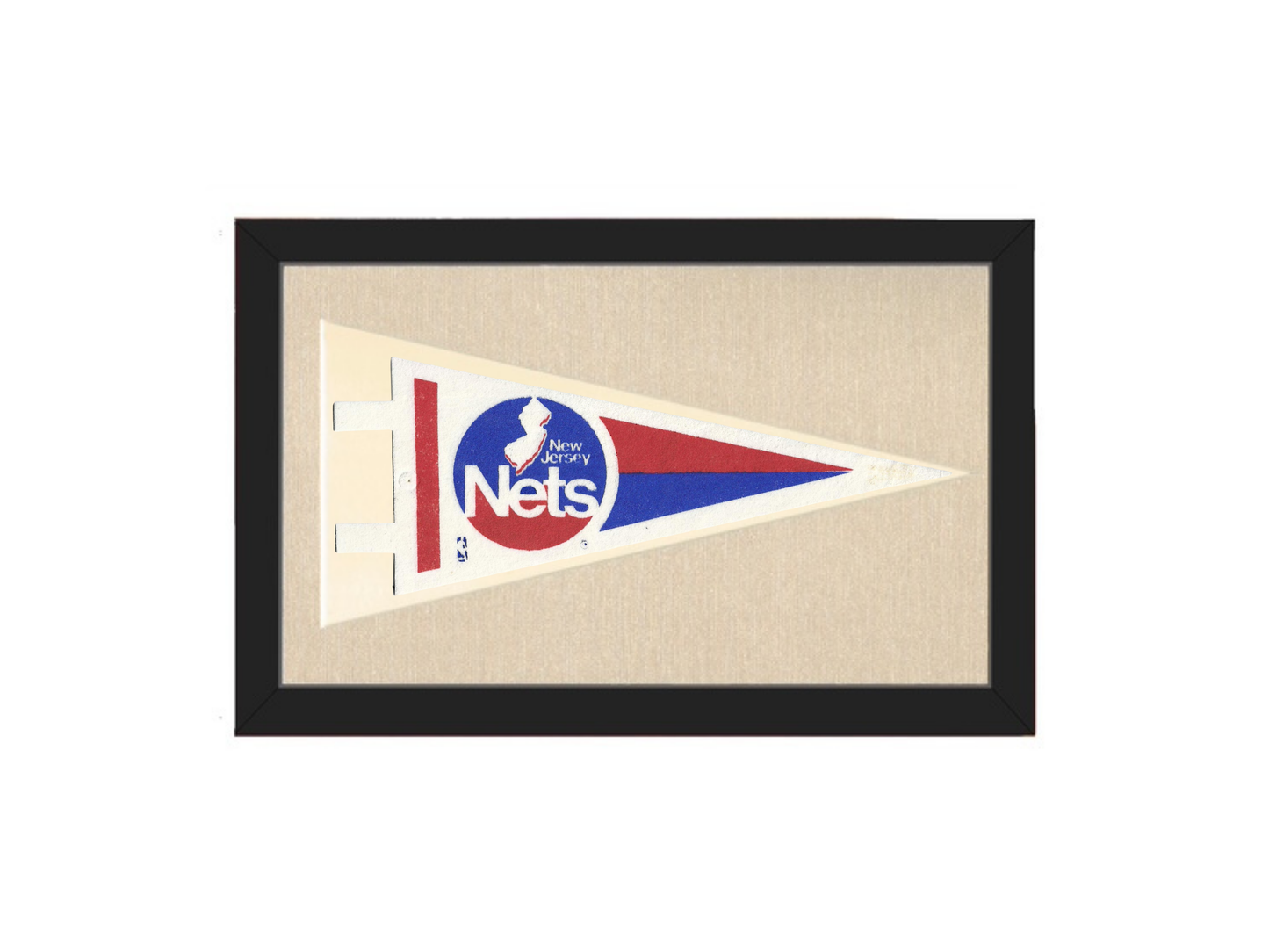 Vintage New Jersey Nets Pennant