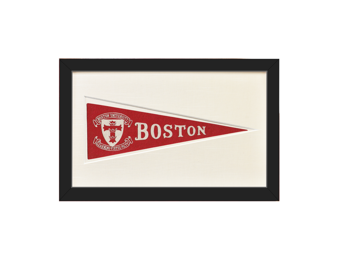 Vintage Boston University Hormel Pennant