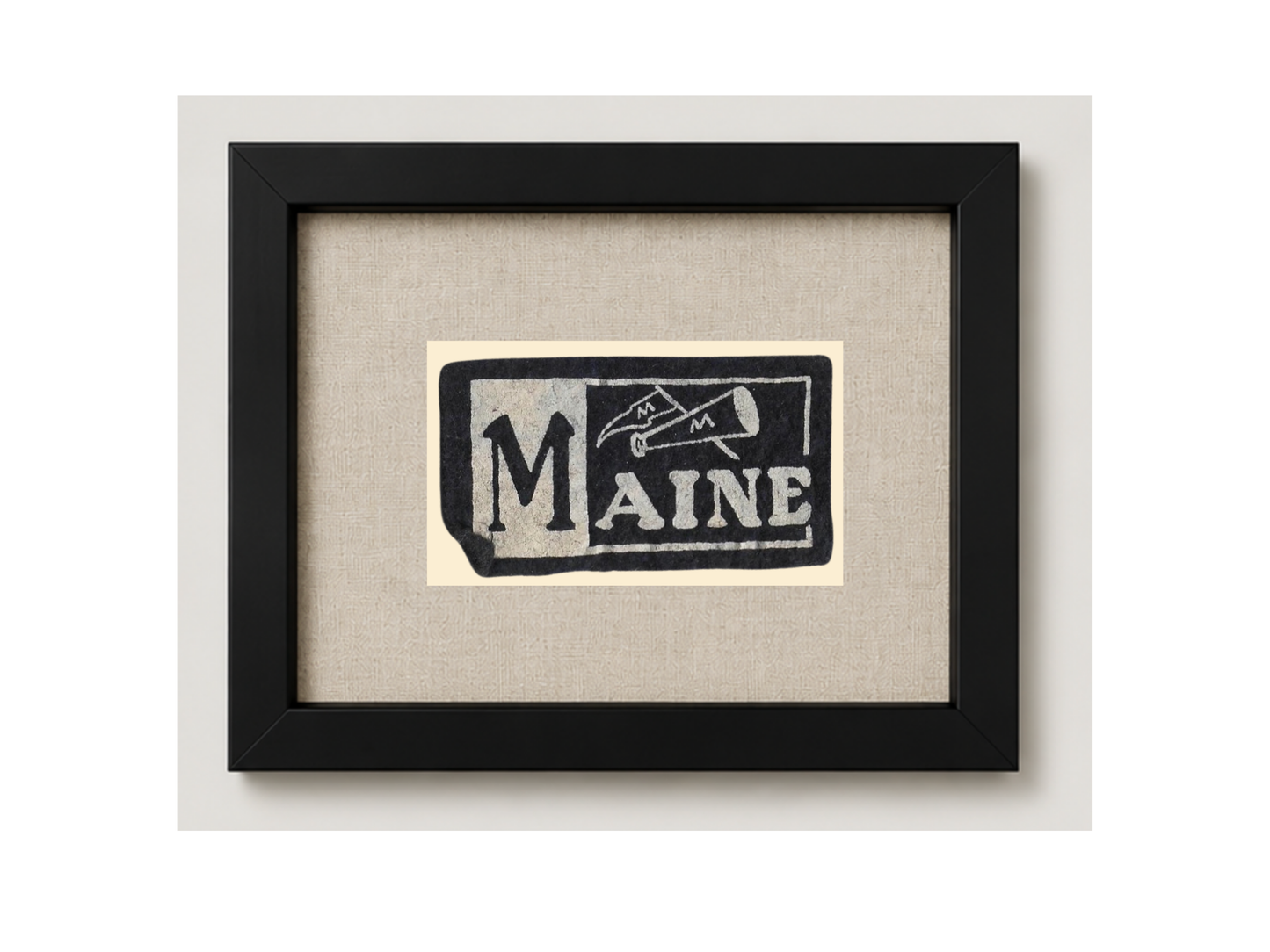Vintage University of Maine Candy Felt