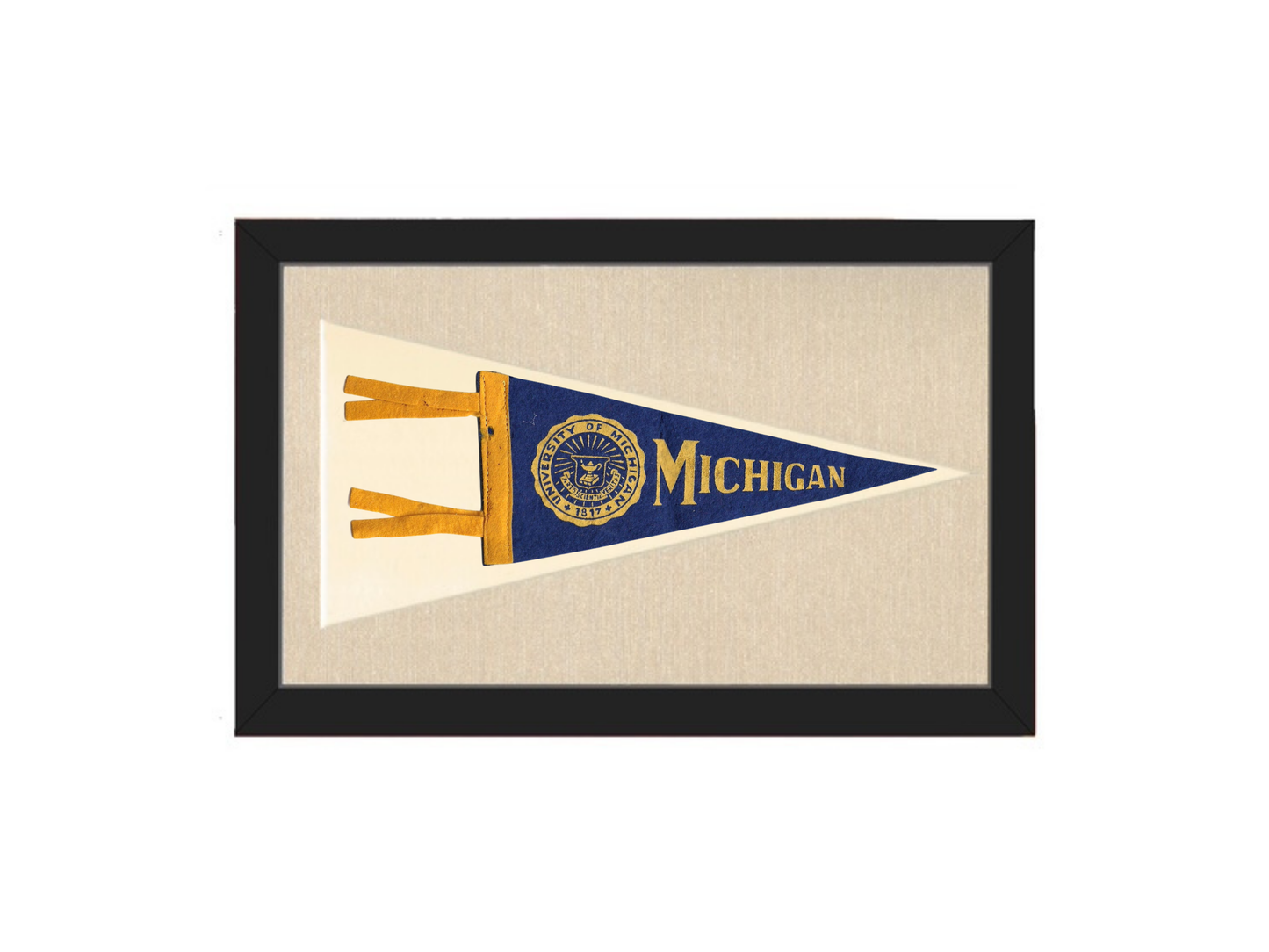 Vintage Michigan Pennant