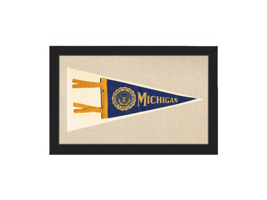 Vintage Michigan Pennant