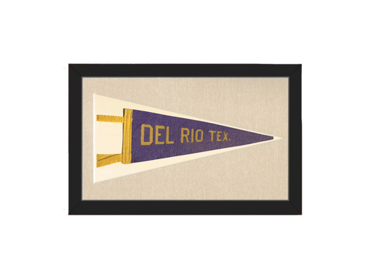 Vintage Del Rio, Texas Pennant