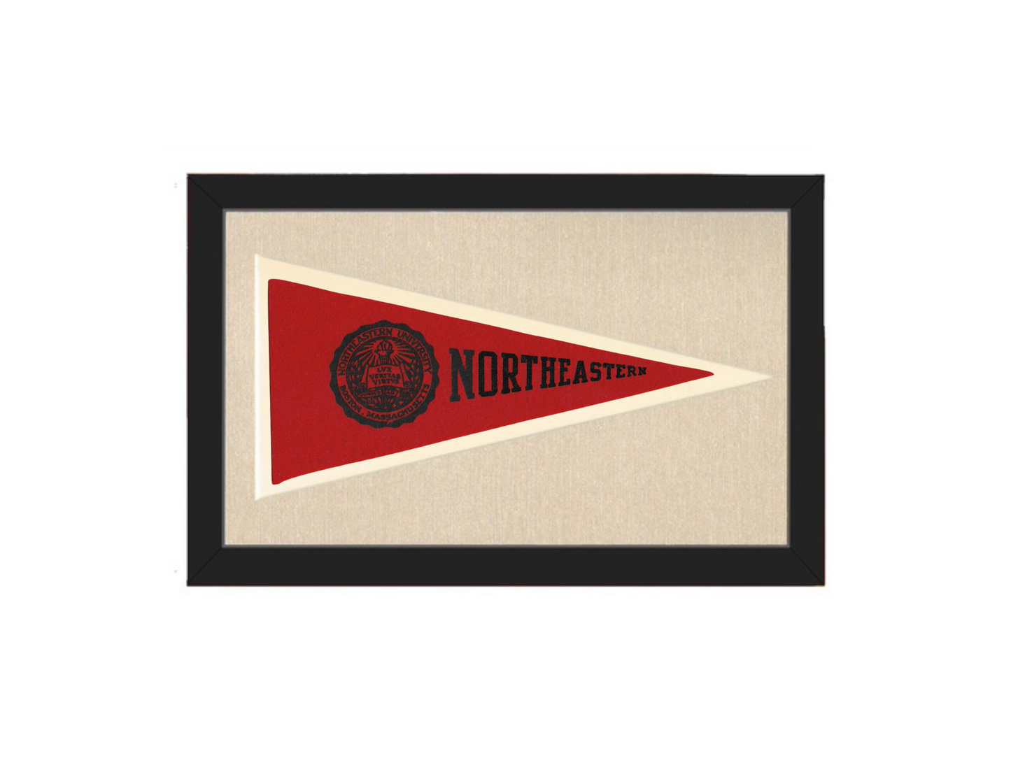 Vintage Northeastern University Pennant