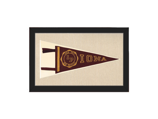 Vintage Iona Prep Pennant