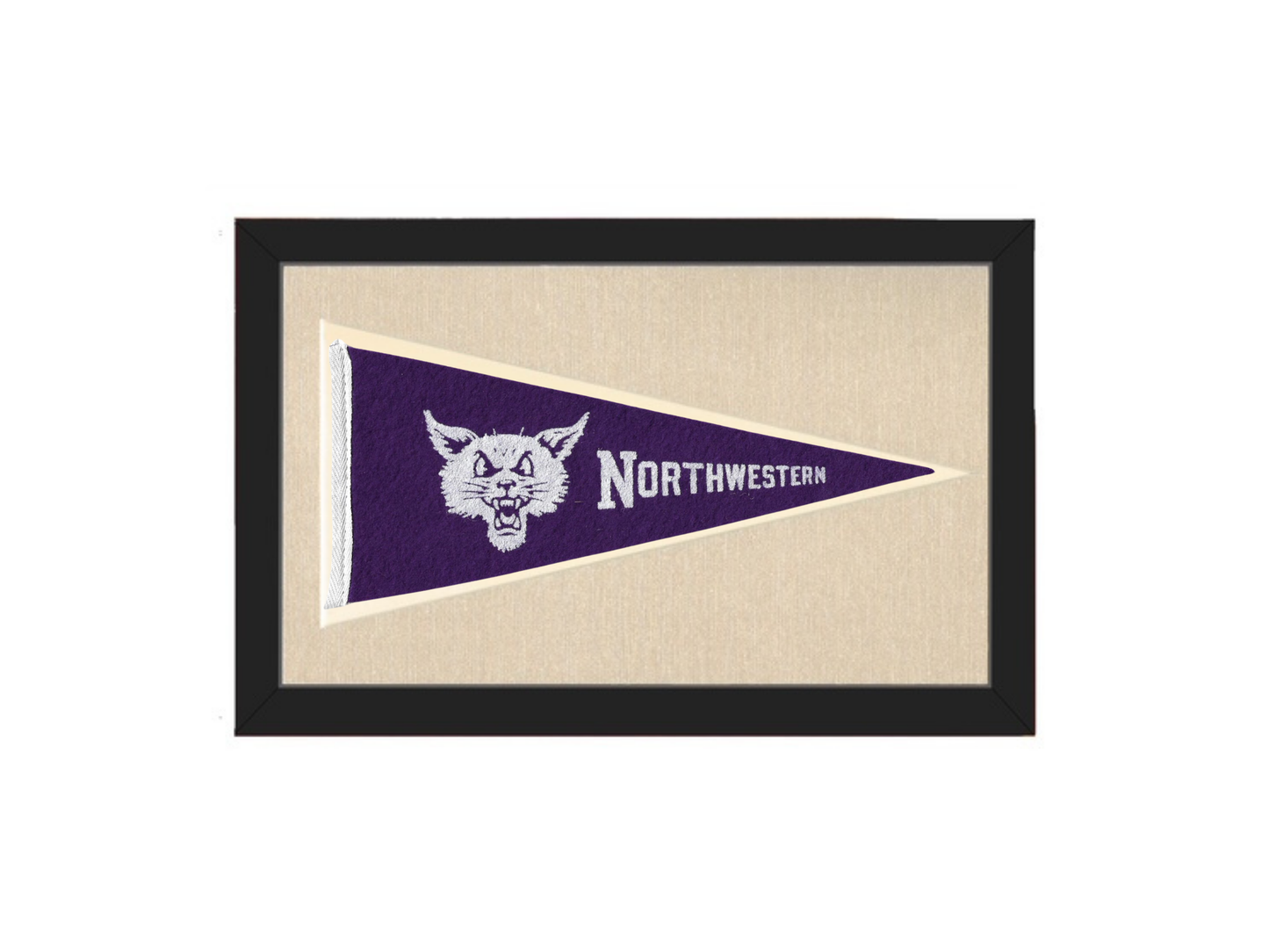 Vintage Northwestern Pennant
