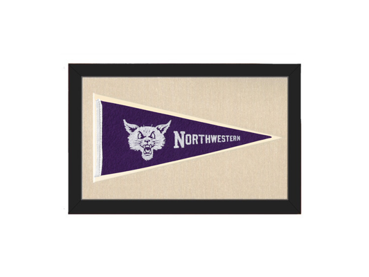 Vintage Northwestern Pennant