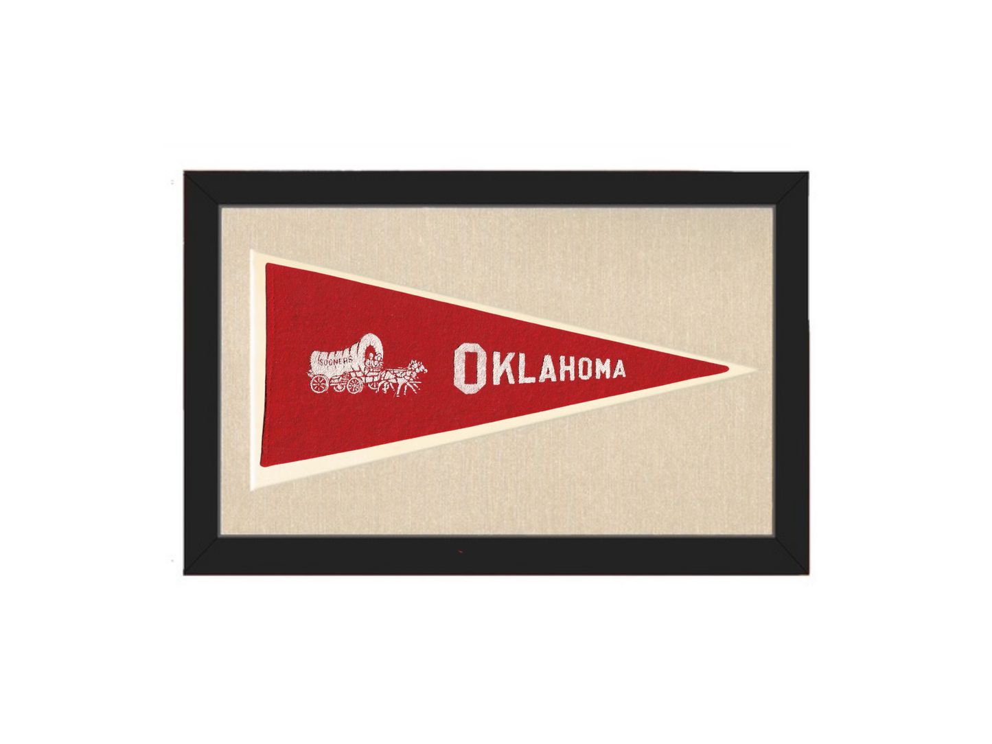 Vintage University of Oklahoma Pennant