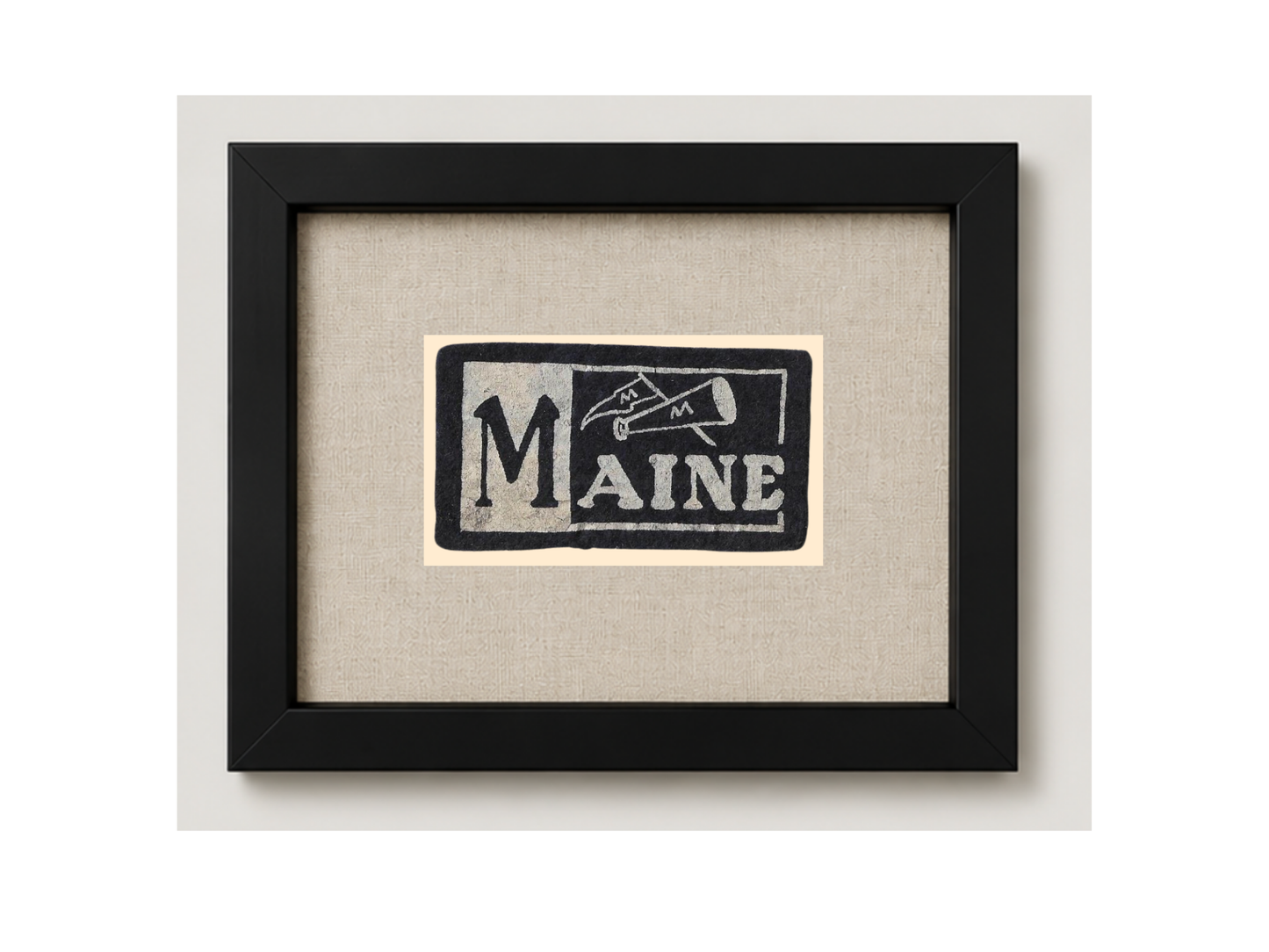 Vintage University of Maine Candy Felt