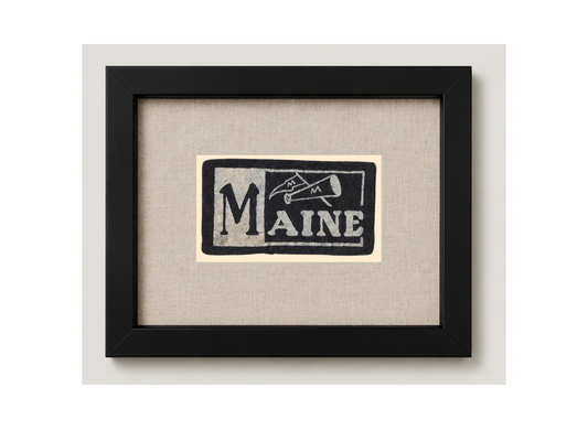 Vintage University of Maine Candy Felt