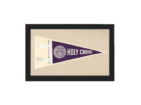 Vintage Holy Cross Pennant