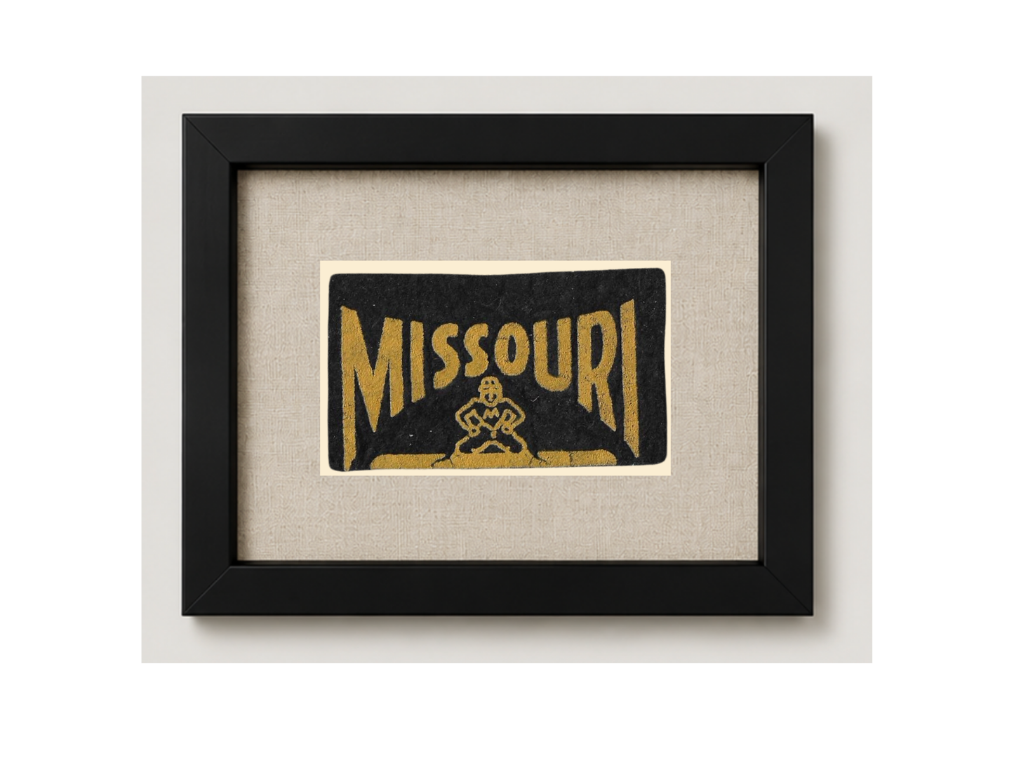 Vintage University of Missouri Felt Pennant