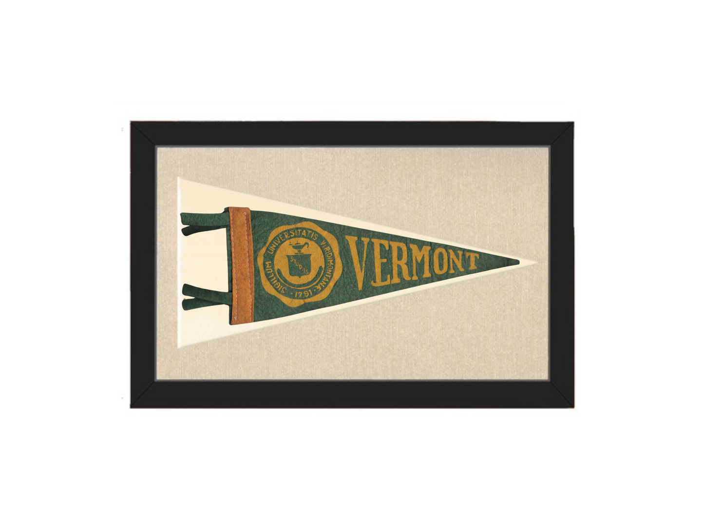 Vintage University of Vermont Pennant