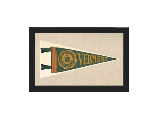 Vintage University of Vermont Pennant