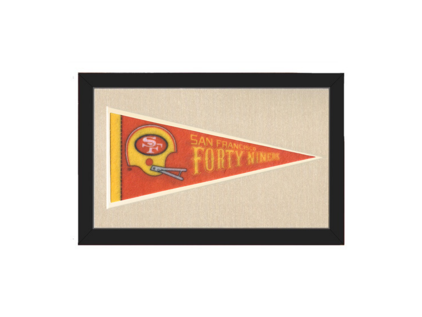 Vintage Forty Niners Pennant