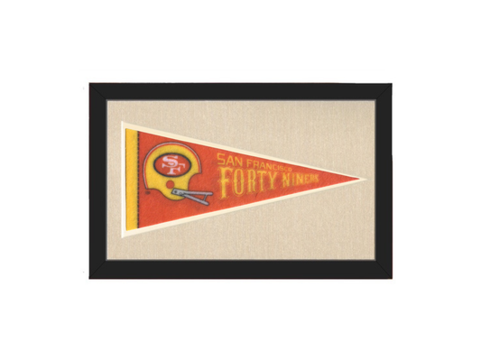 Vintage Forty Niners Pennant