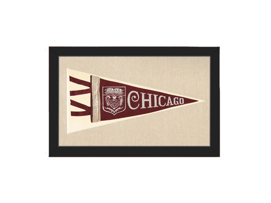 Vintage University of Chicago Pennant