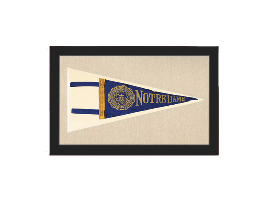 Vintage Notre Dame Pennant