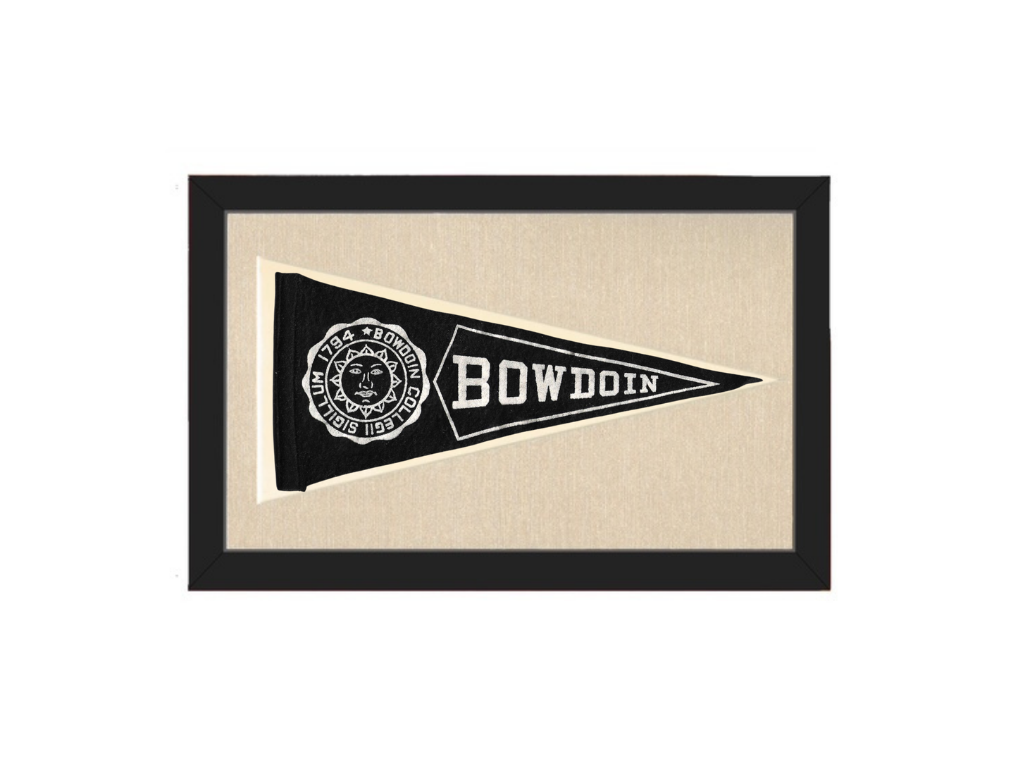 Vintage Bowdoin Pennant