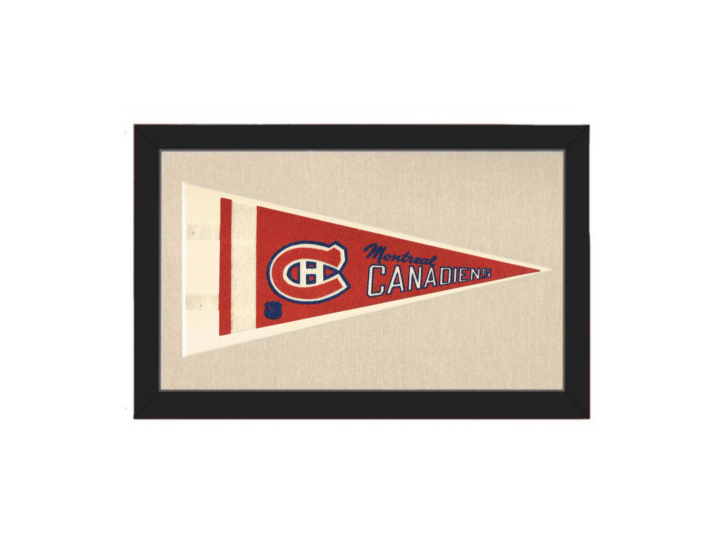 Vintage Montreal Canadiens Pennant
