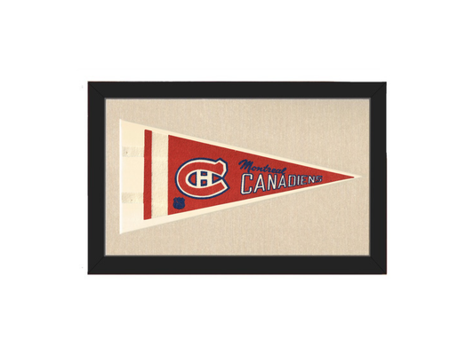 Vintage Montreal Canadiens Pennant