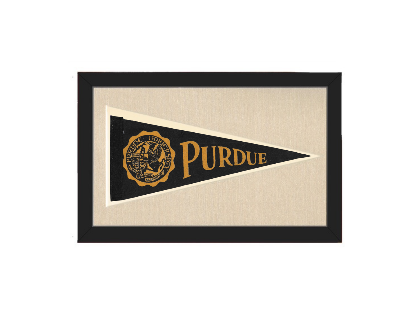 Vintage Purdue Pennant