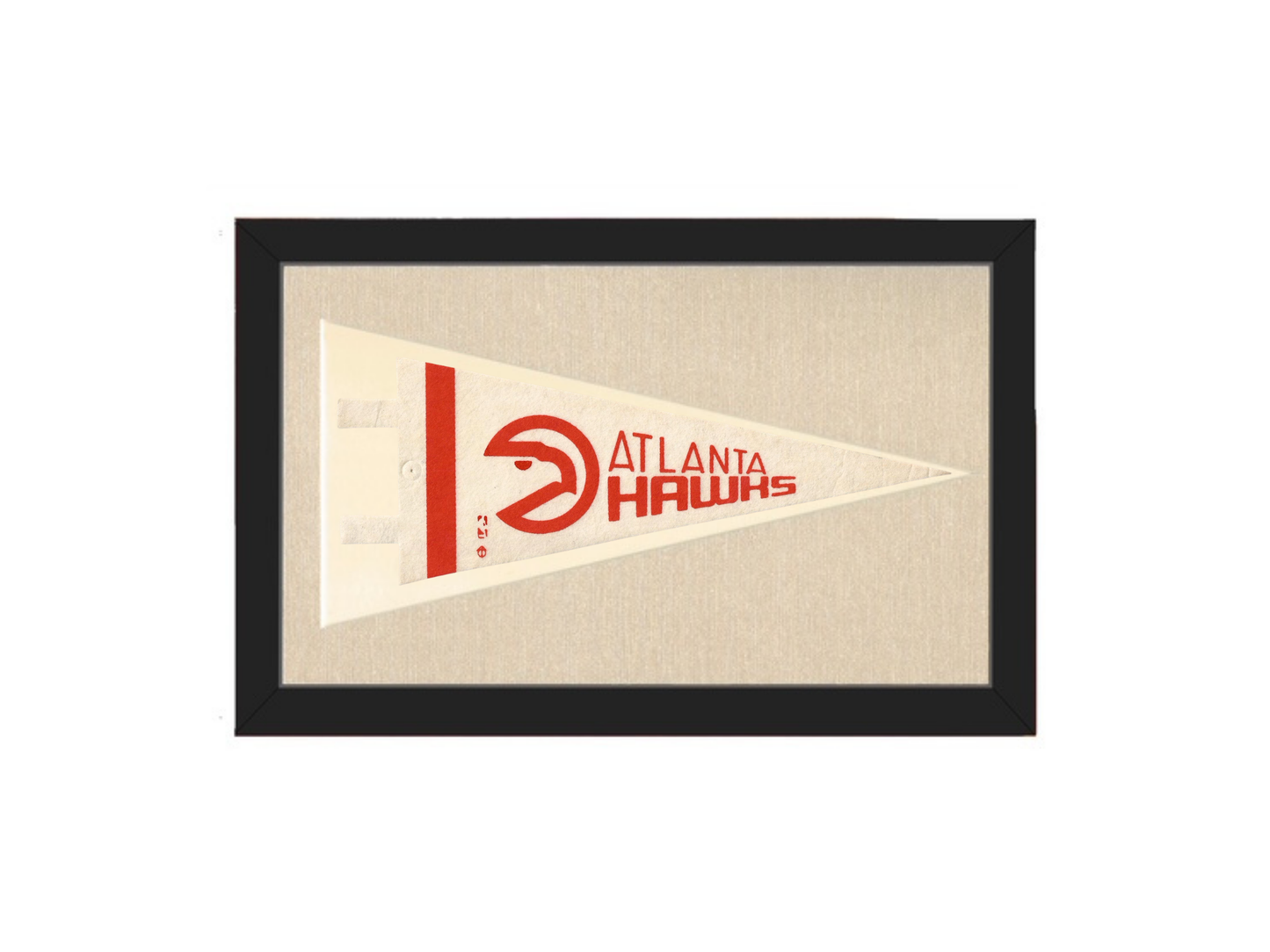 Vintage Atlanta Hawks Pennant