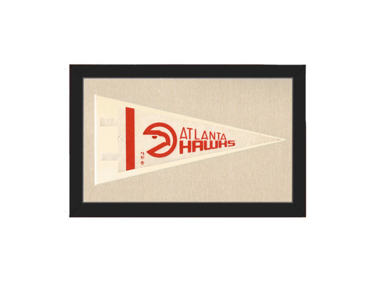 Vintage Atlanta Hawks Pennant