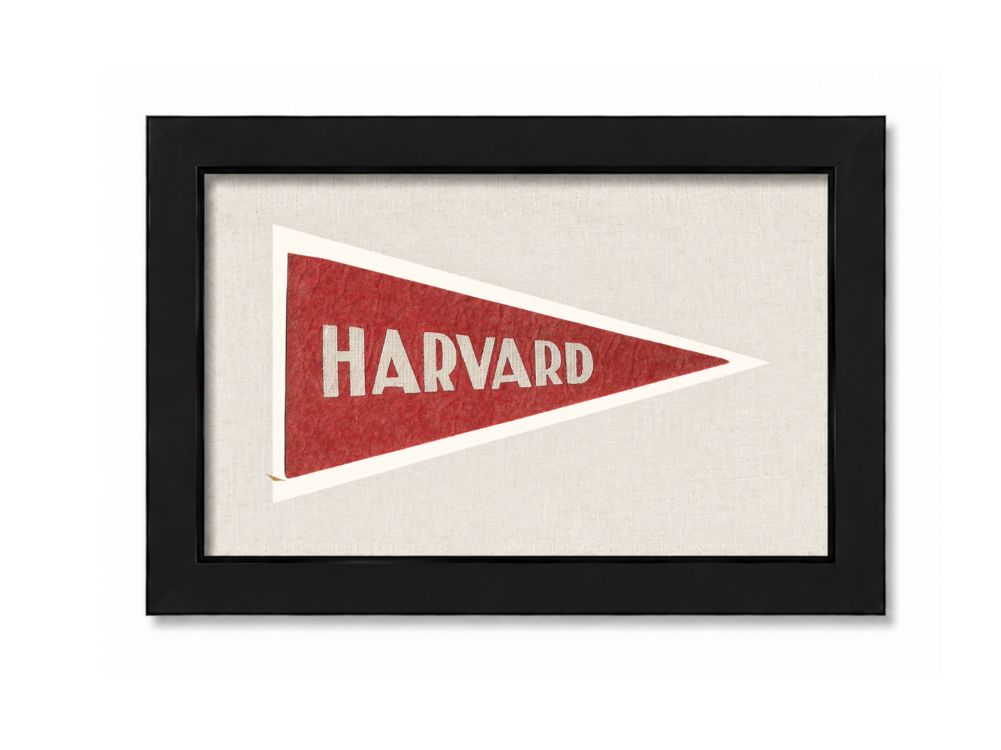 Vintage Harvard Pennant