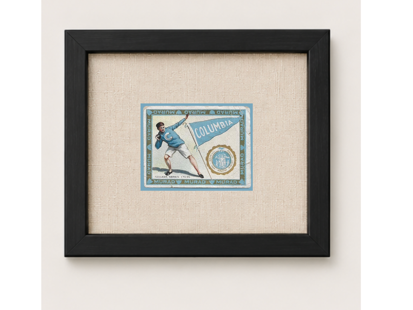 Vintage Columbia University Tobacco Card