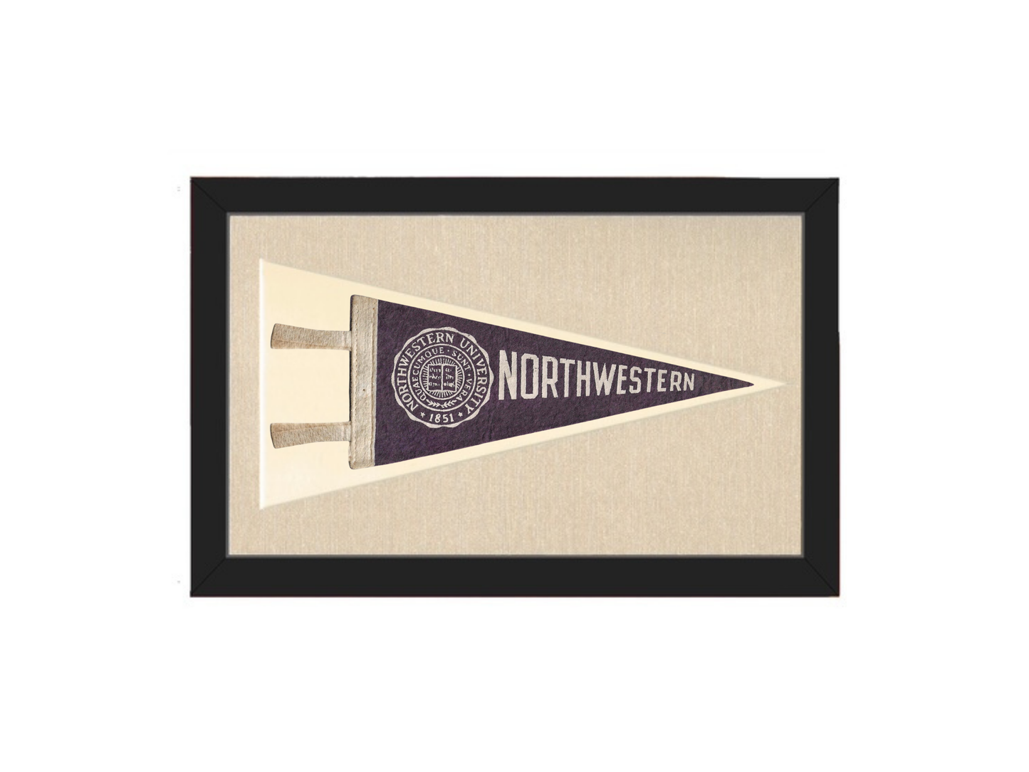 Vintage Northwestern Pennant