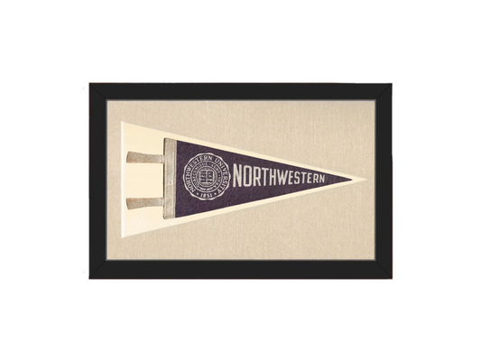Vintage Northwestern Pennant