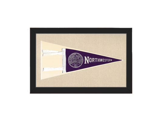 Vintage Northwestern University Pennant