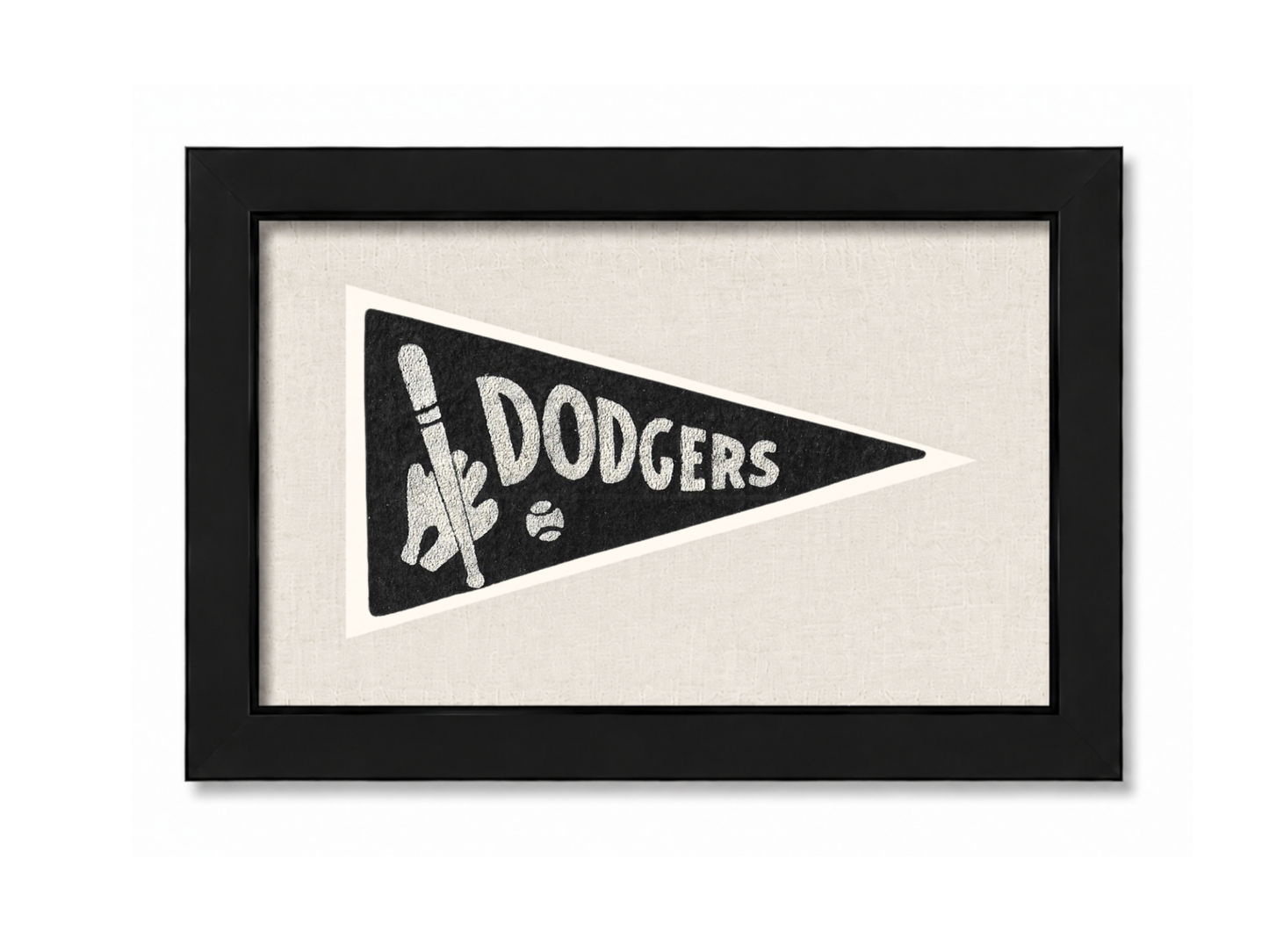 Vintage Dodgers Pennant