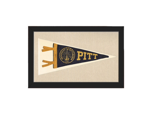 Vintage University of Pittsburgh Pennant