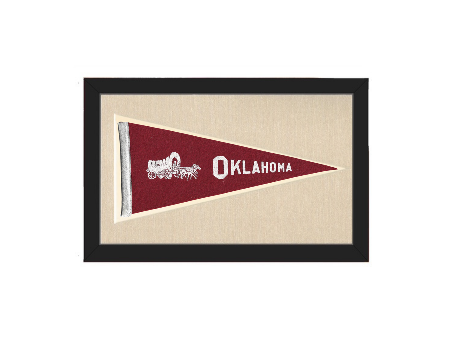 Vintage University of Oklahoma Pennant