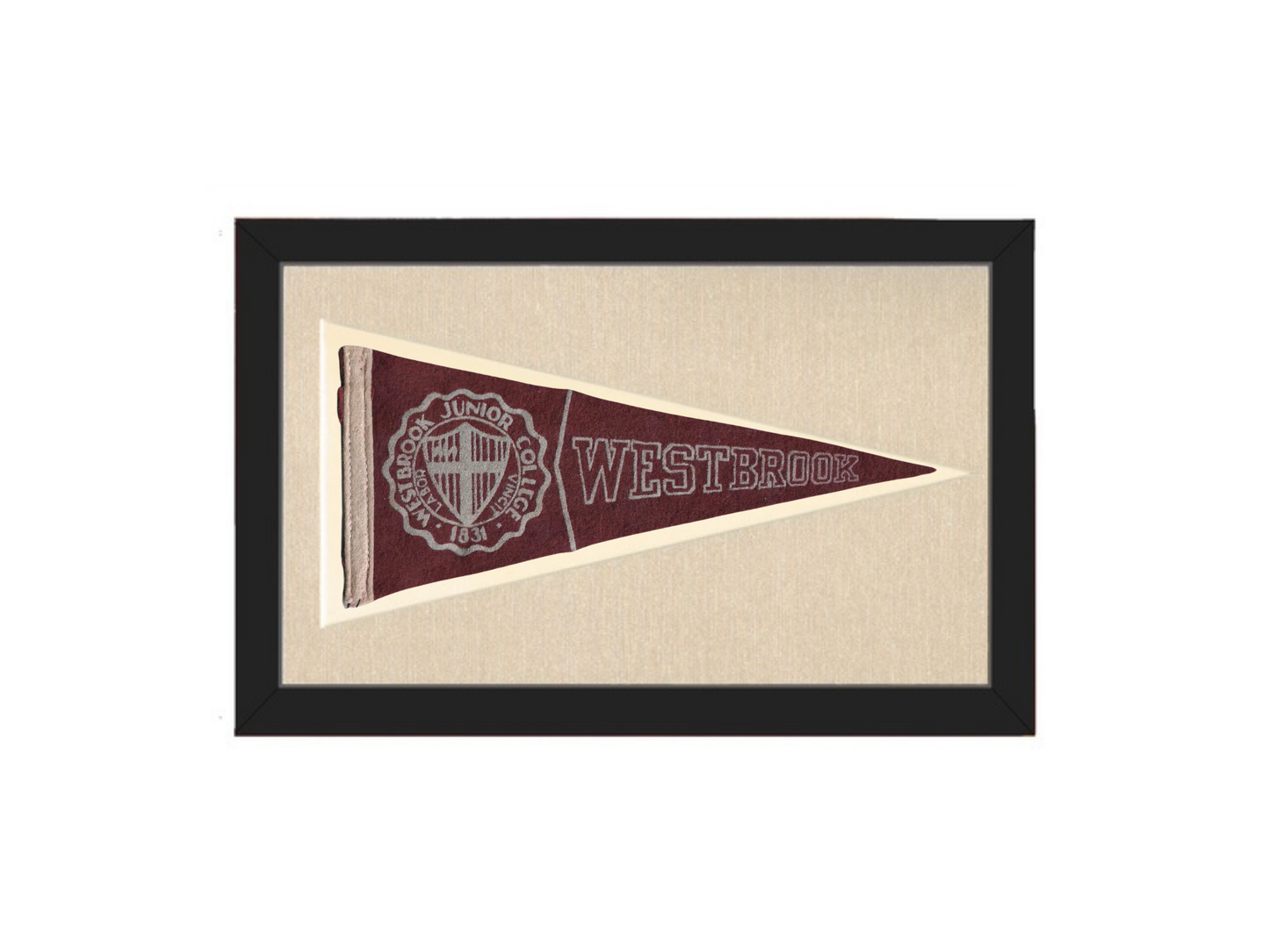 Vintage Westbrook Junior college Pennant