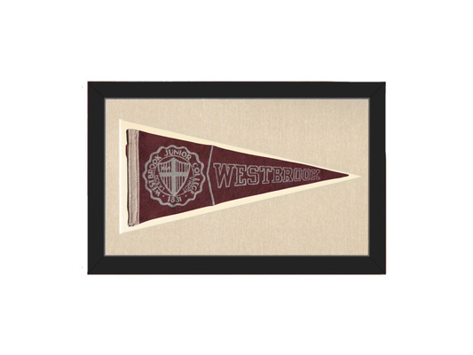 Vintage Westbrook Junior college Pennant