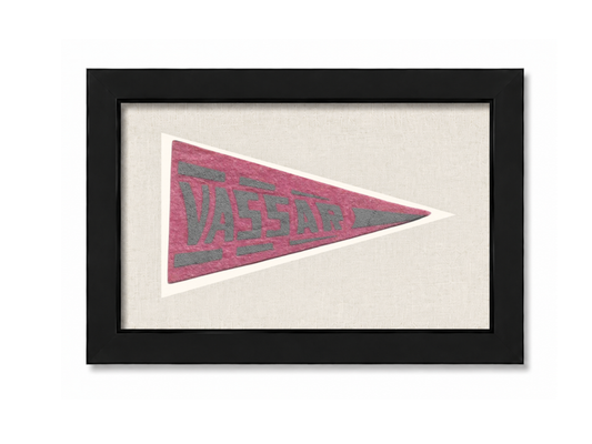 Vintage Vassar College Pennant