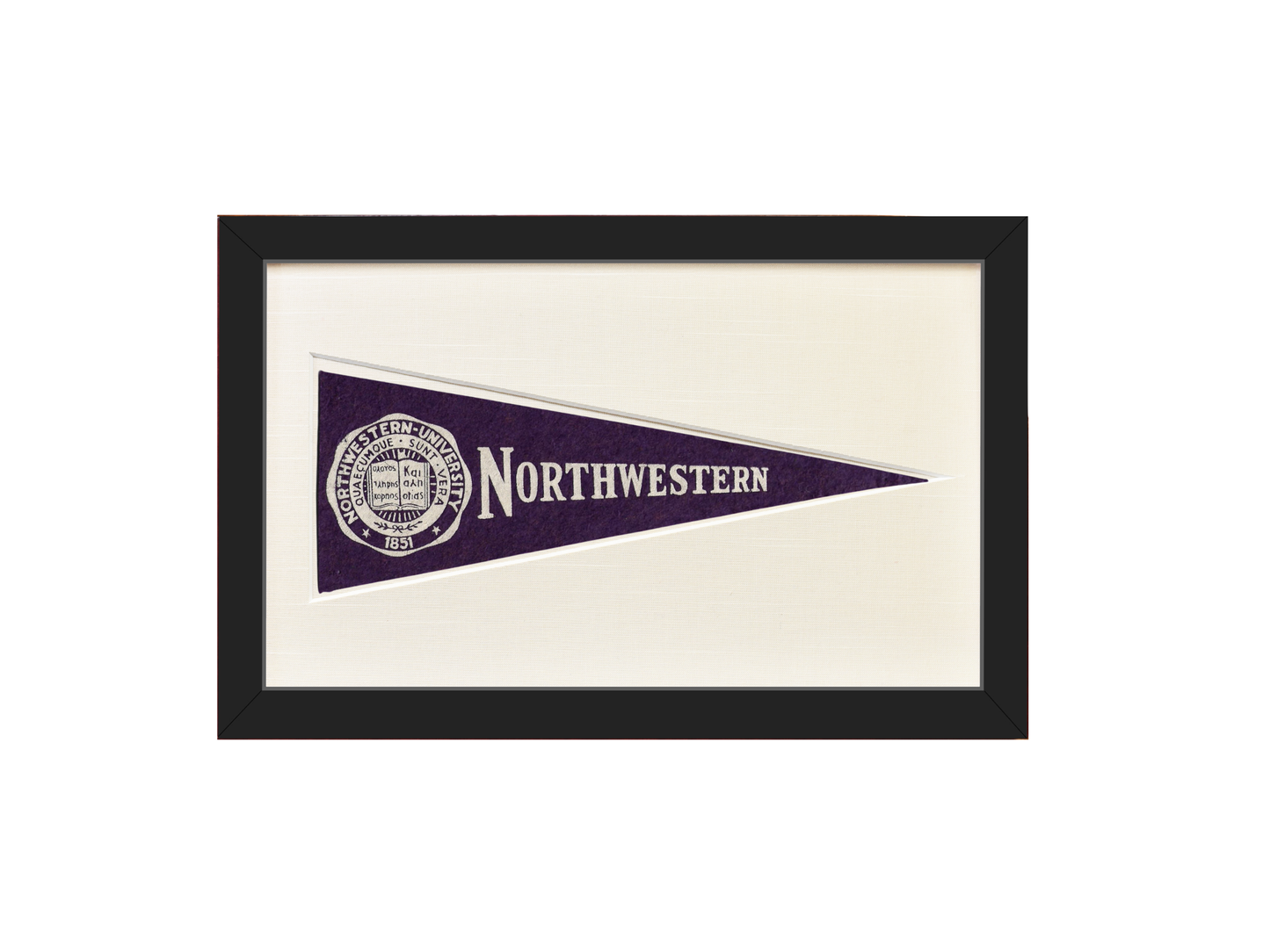 Vintage Northwestern University Hormel Pennant