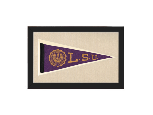 Vintage Louisiana State University (LSU) Pennant