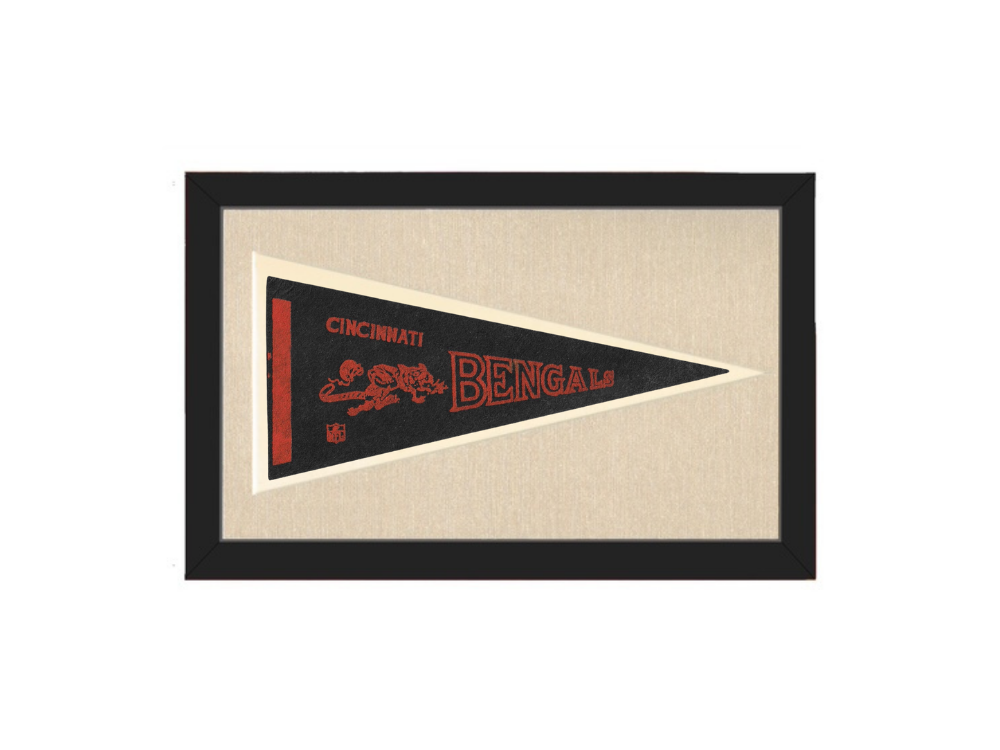 Vintage Cincinatti Bengals Pennant